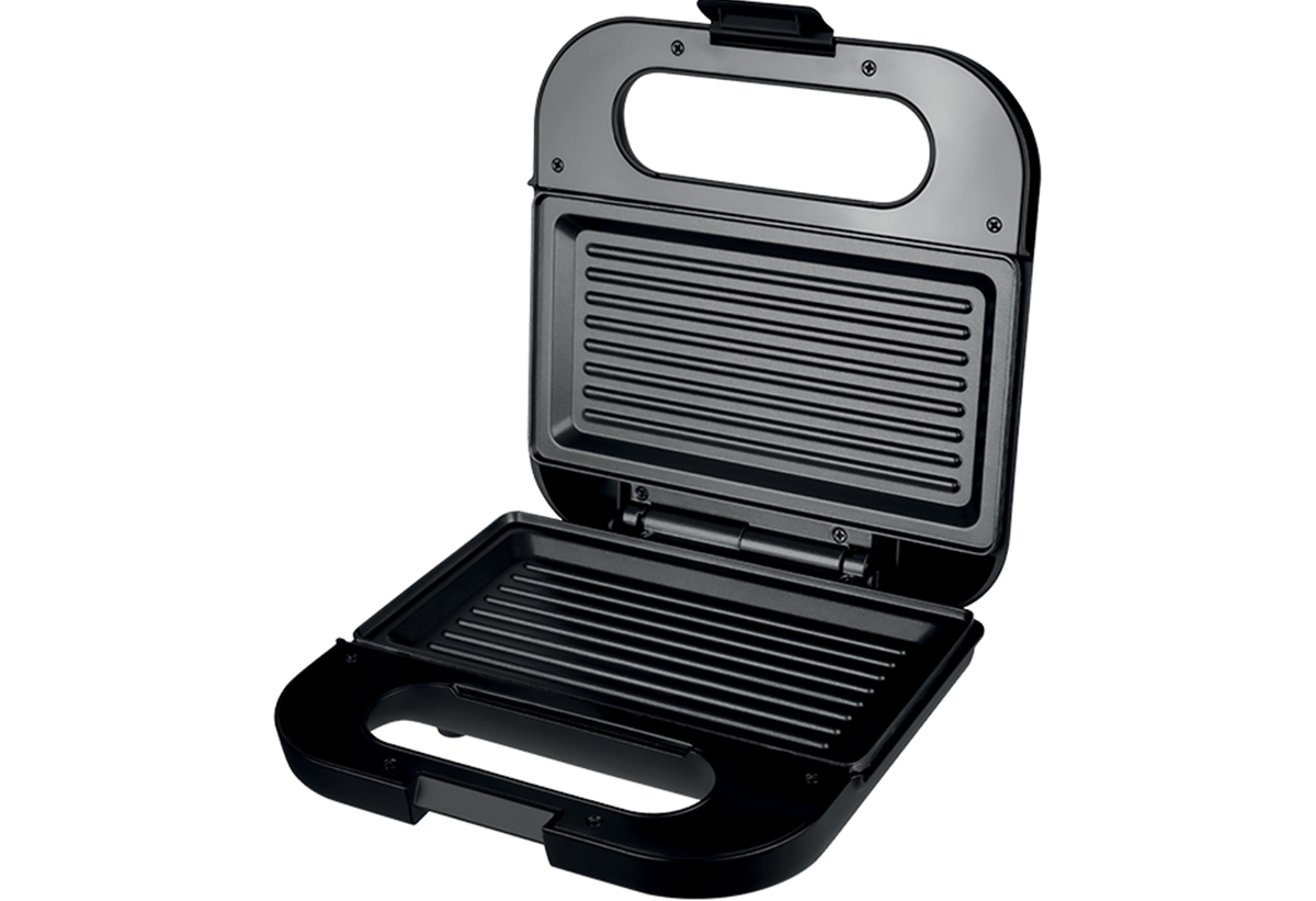 Απεικονίζεται η τοστιέρα ανοιχτή.